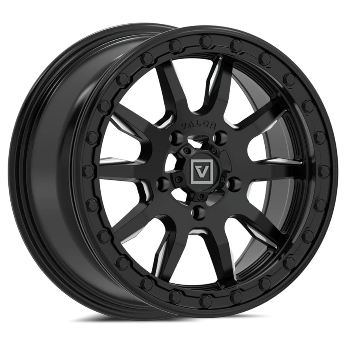 Valor Offroad V15 Satin Black UTV Wheel
