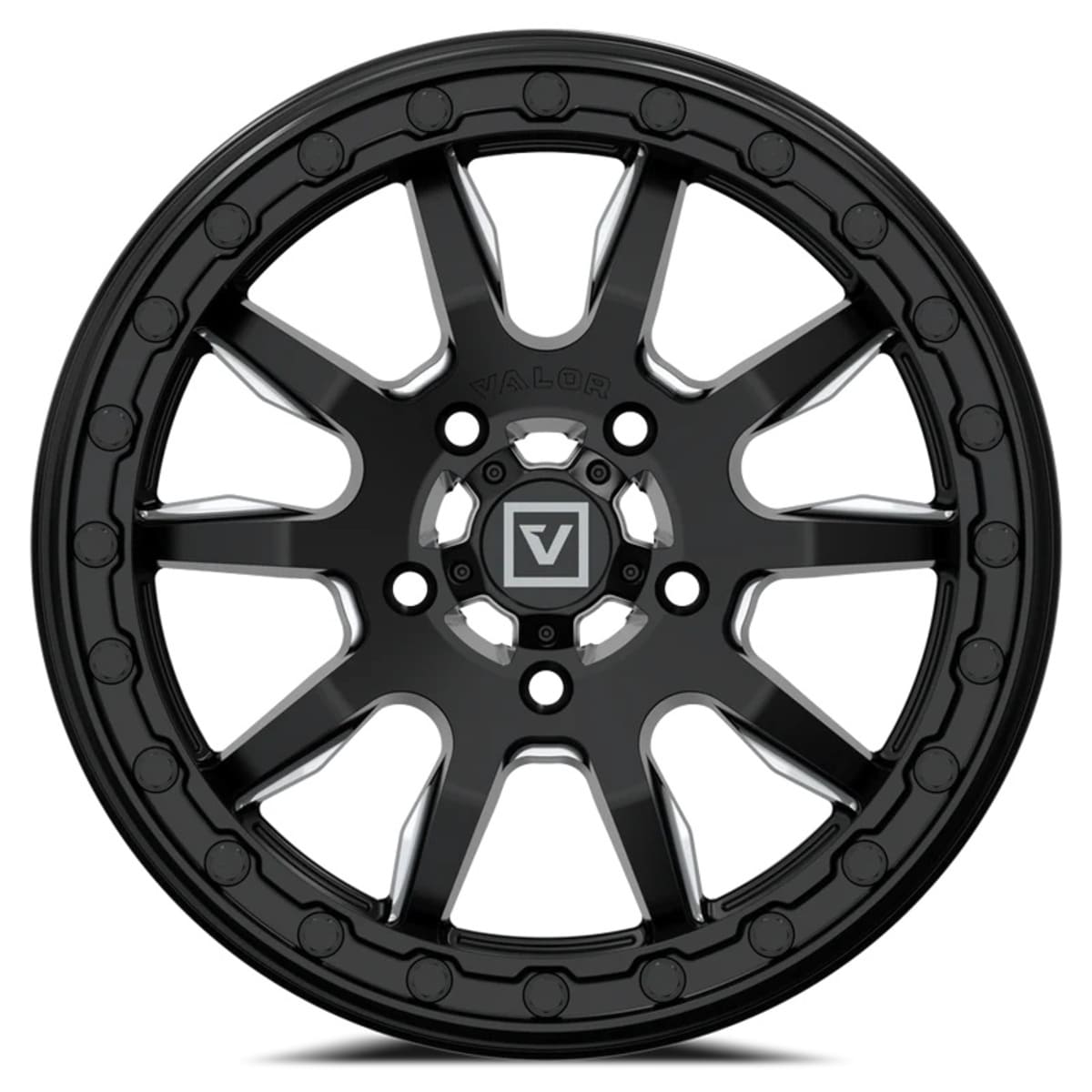 Valor Offroad V15 Satin Black UTV Wheel