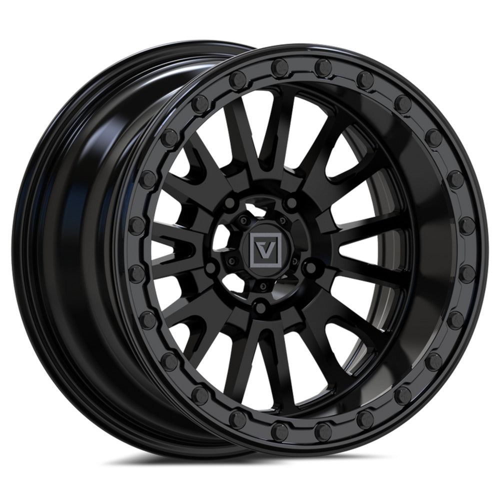 Valor Offroad V16 UTV Beadlock Wheel - Satin Black