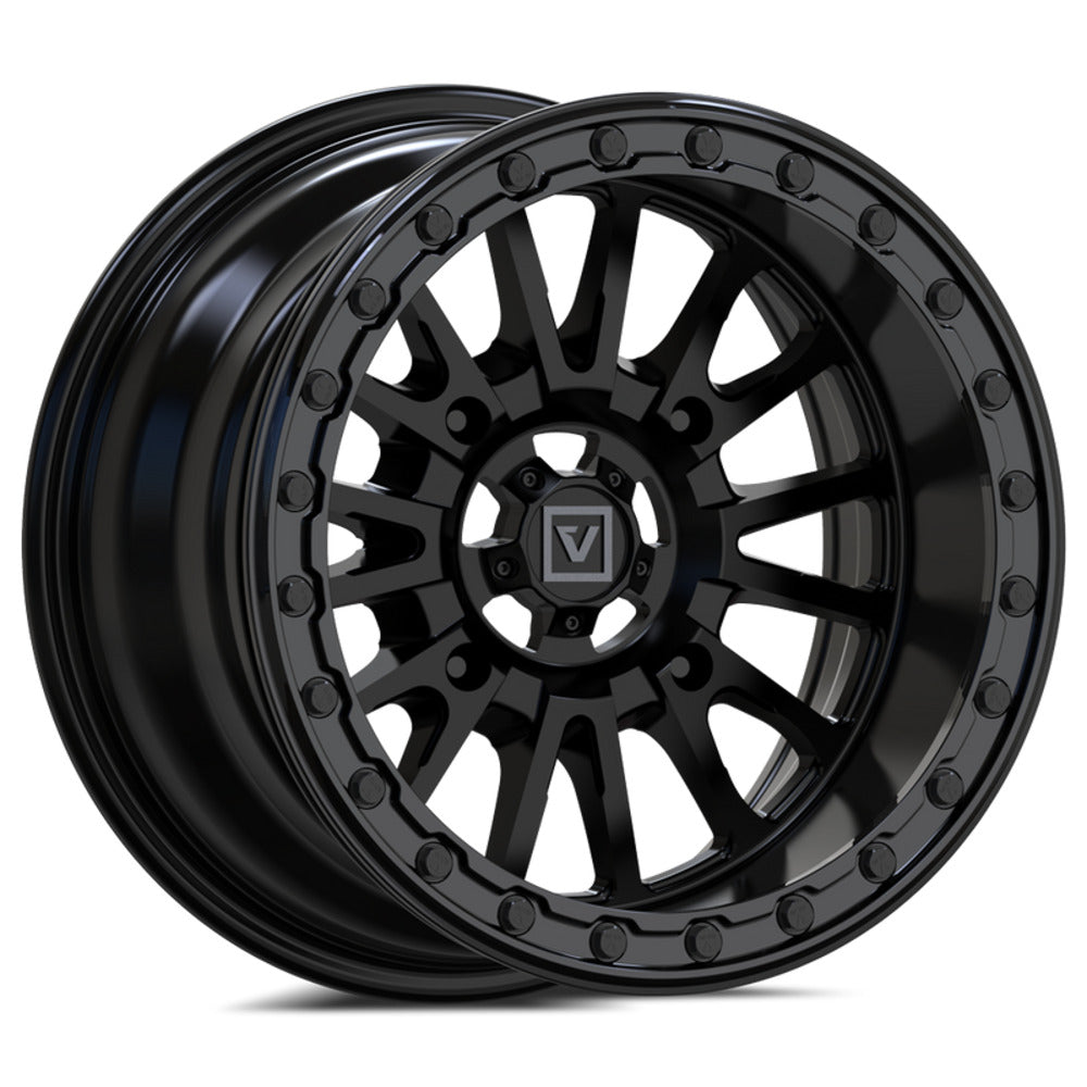 Valor Offroad V16 UTV Beadlock Wheel - Satin Black