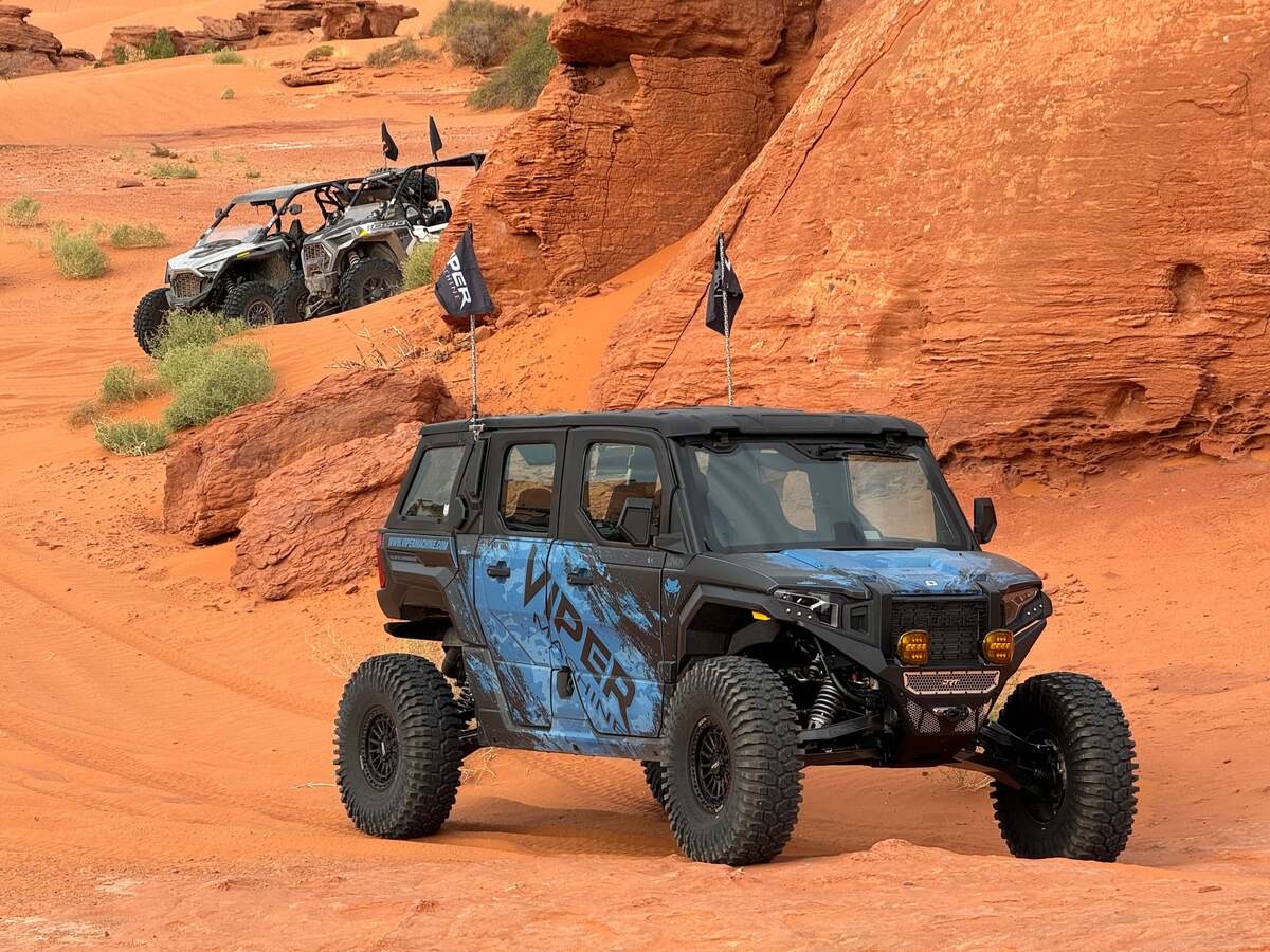 Viper Machine Polaris Xpedition Billet Whip Mounts - Pair