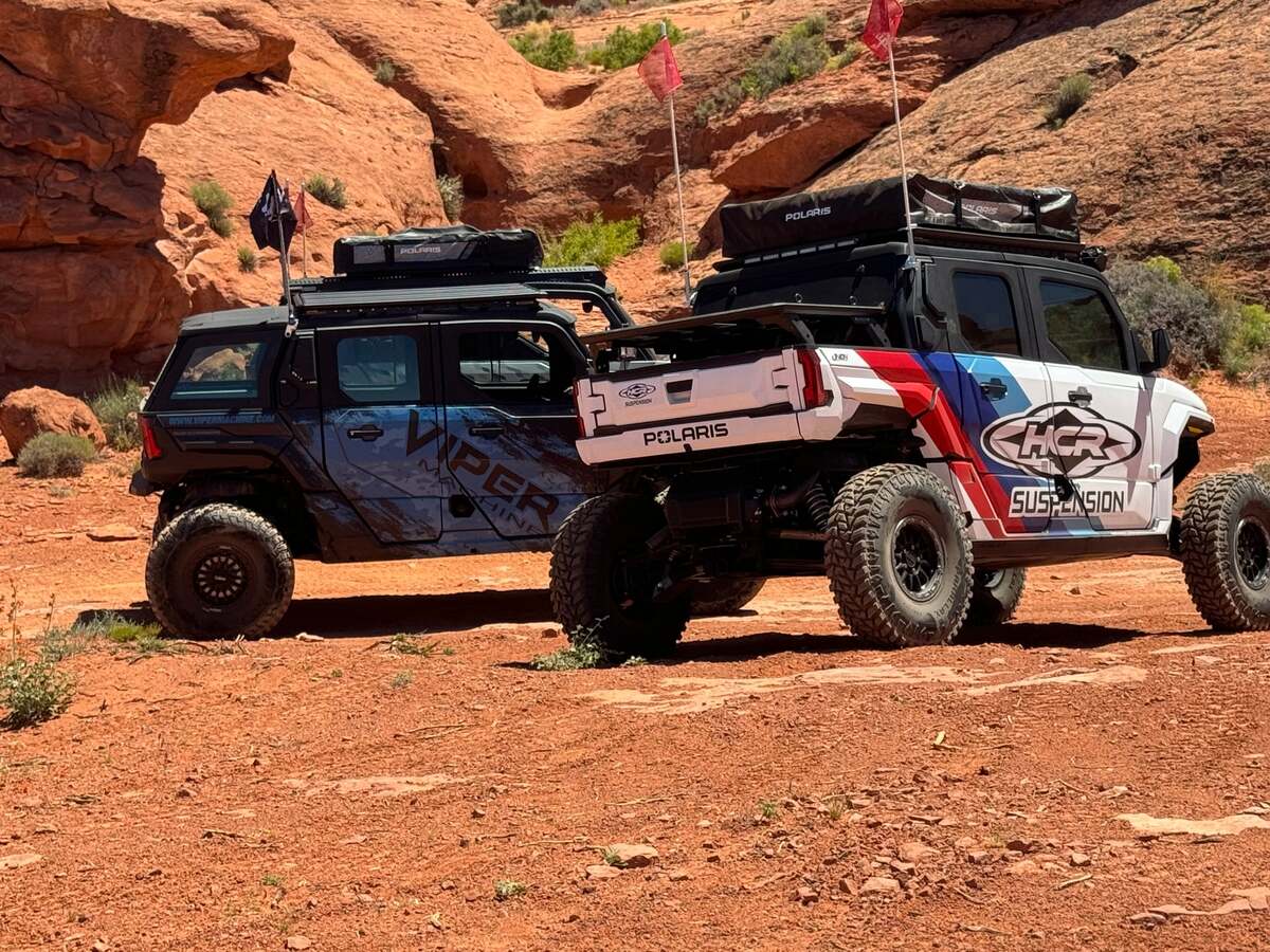 Viper Machine Polaris Xpedition Billet Whip Mounts - Pair