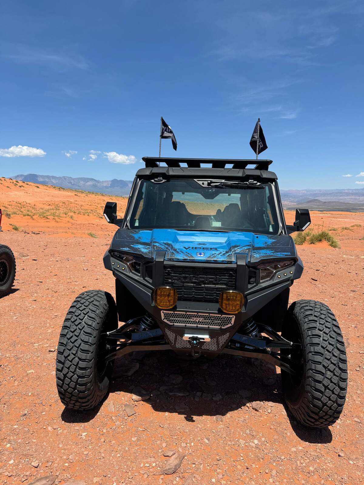 Viper Machine Polaris Xpedition Billet Whip Mounts - Pair