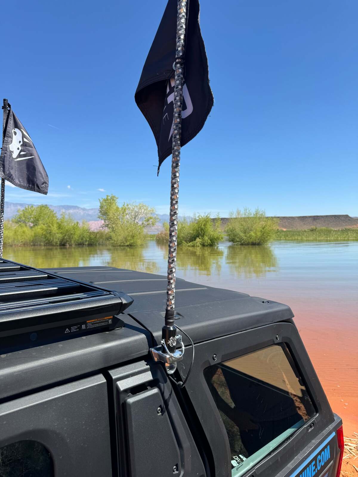 Viper Machine Polaris Xpedition Billet Whip Mounts - Pair