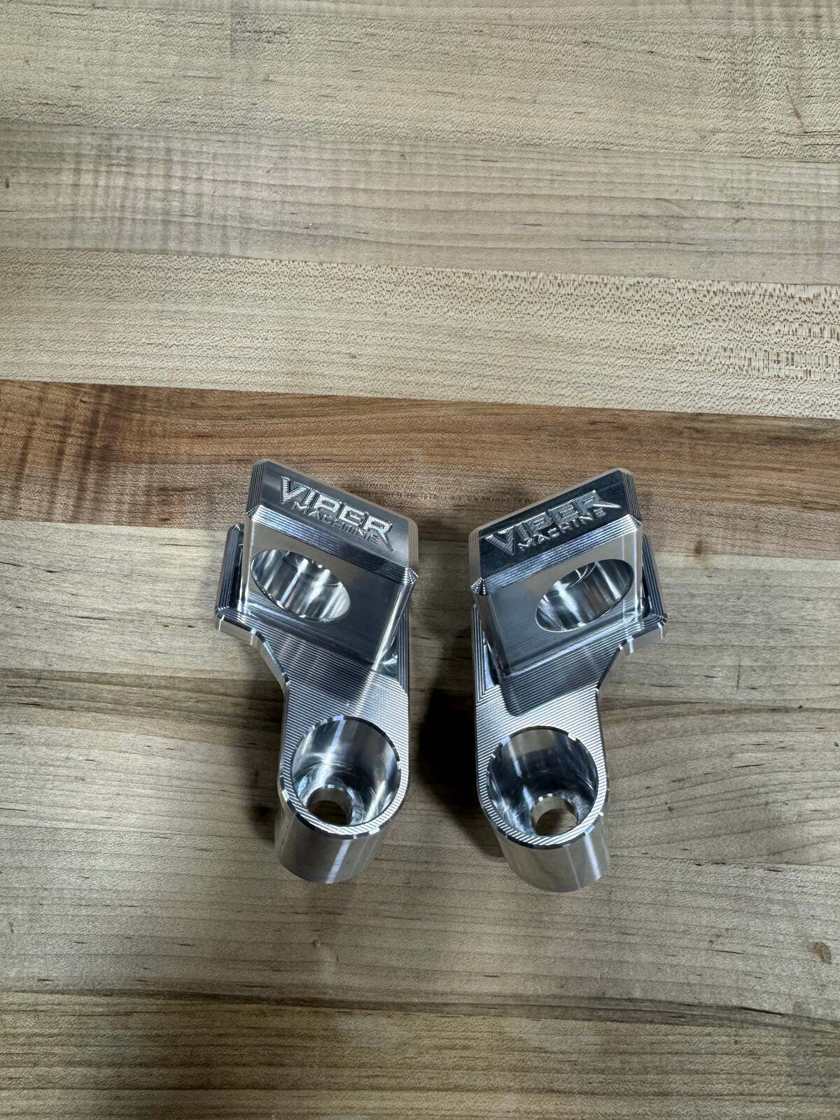 Viper Machine Polaris Xpedition Billet Whip Mounts - Pair