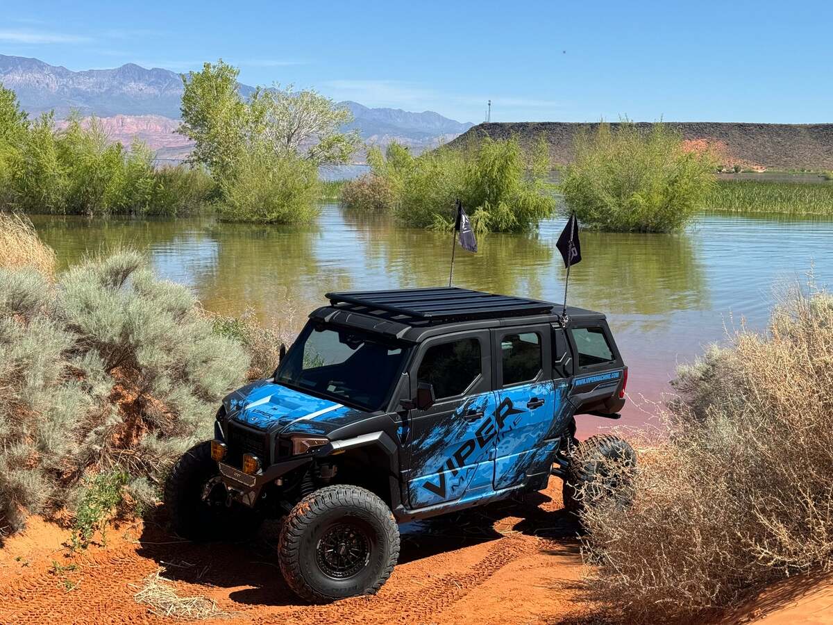 Viper Machine Polaris Xpedition Billet Whip Mounts - Pair