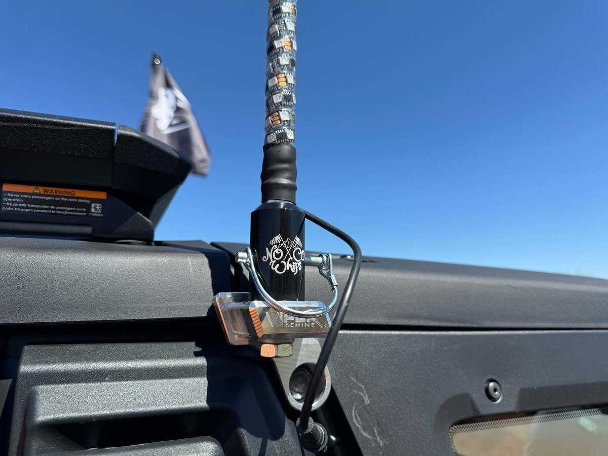 Viper Machine Polaris Xpedition Billet Whip Mounts - Pair