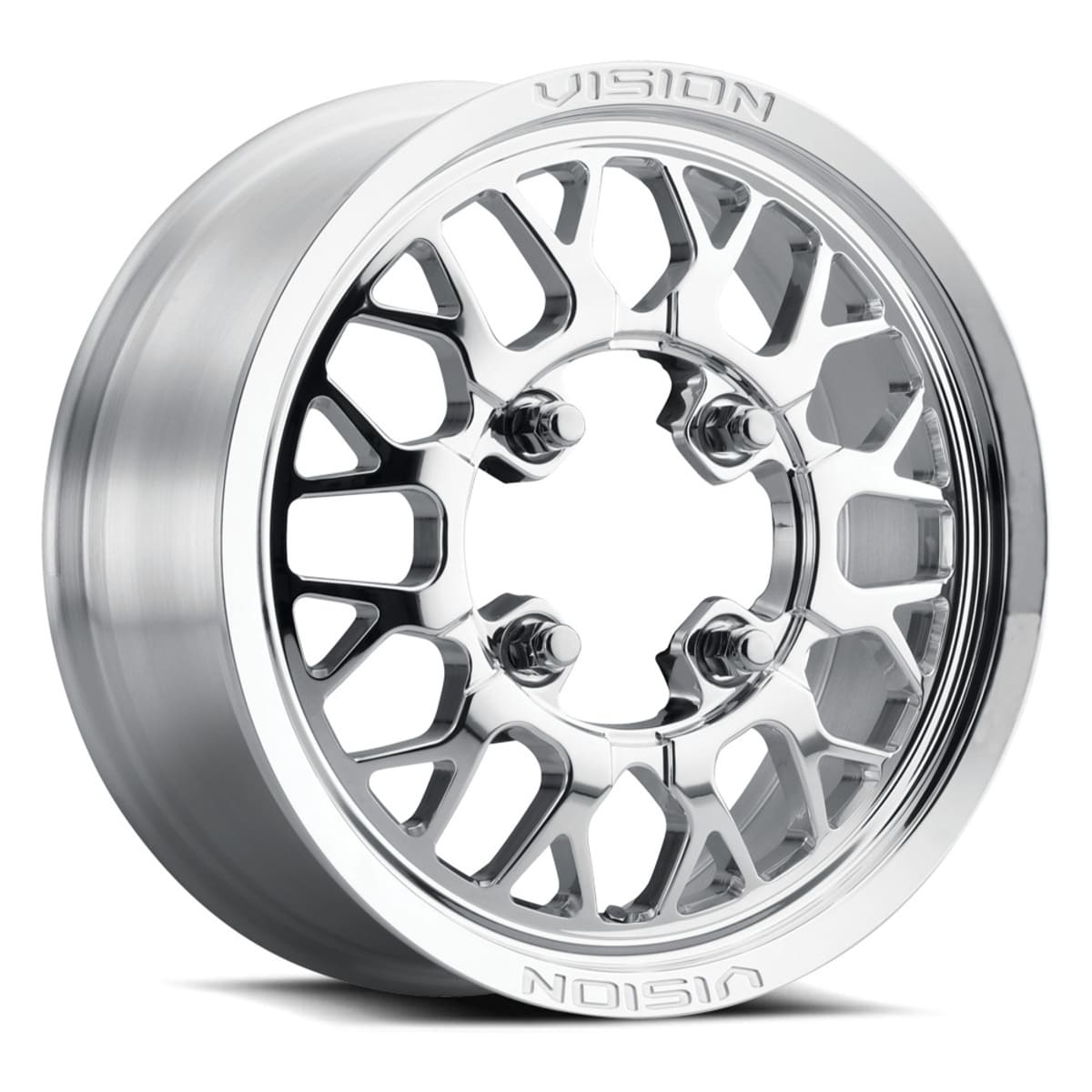 Vision Wheel 4 Lug 346 Storm - Polished
