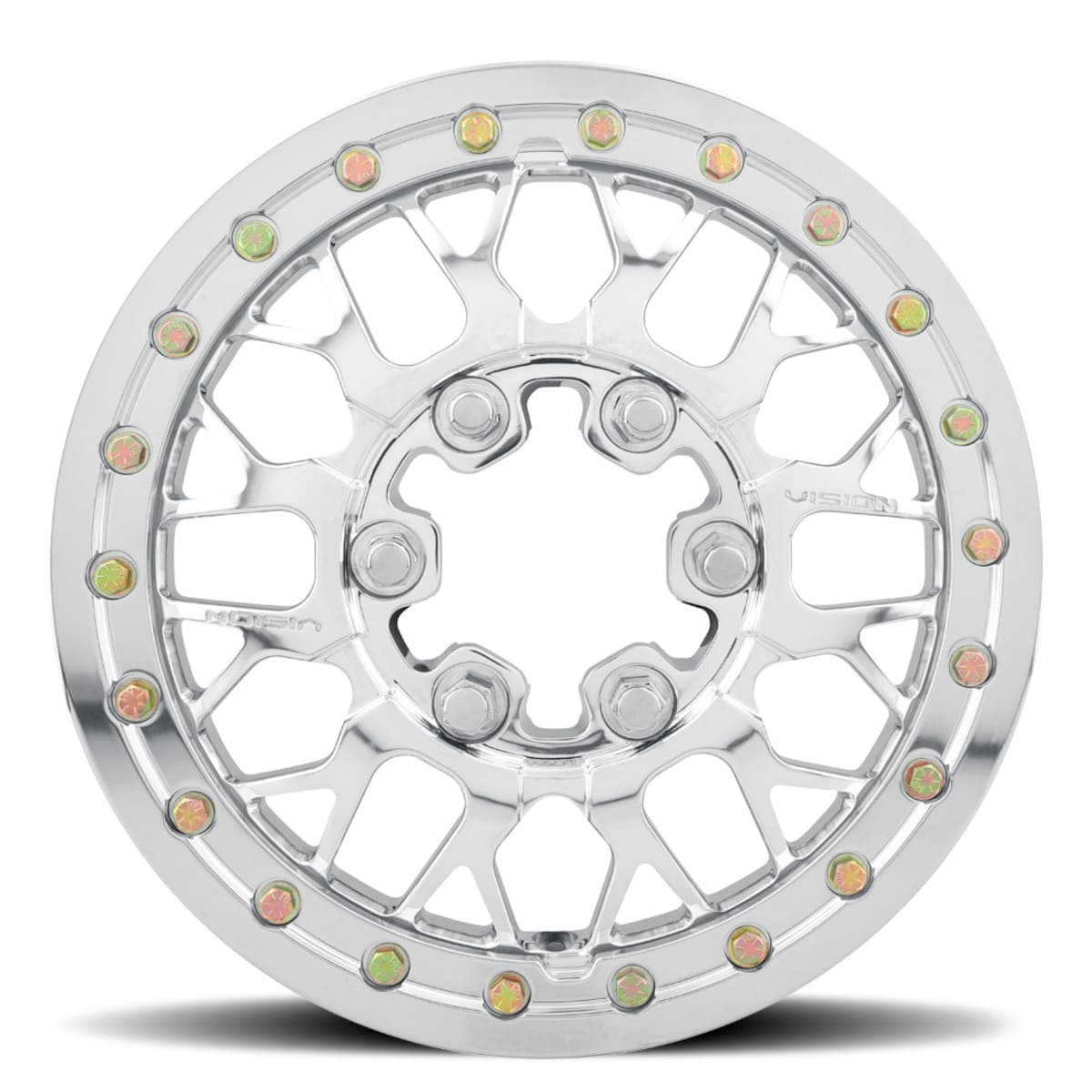 Vision Wheel 346BL Storm - Polished Beadlock