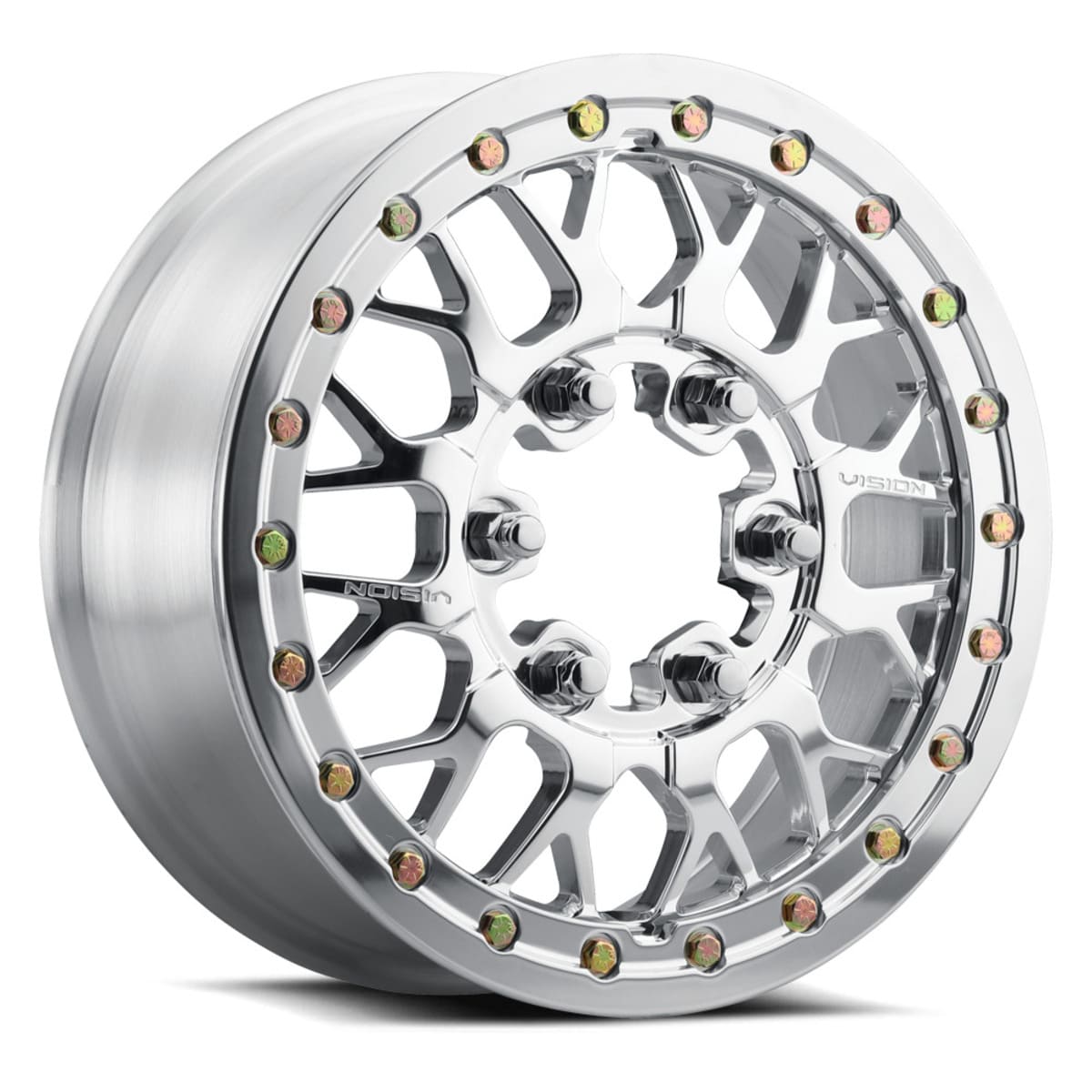 Vision Wheel 346BL Storm - Polished Beadlock