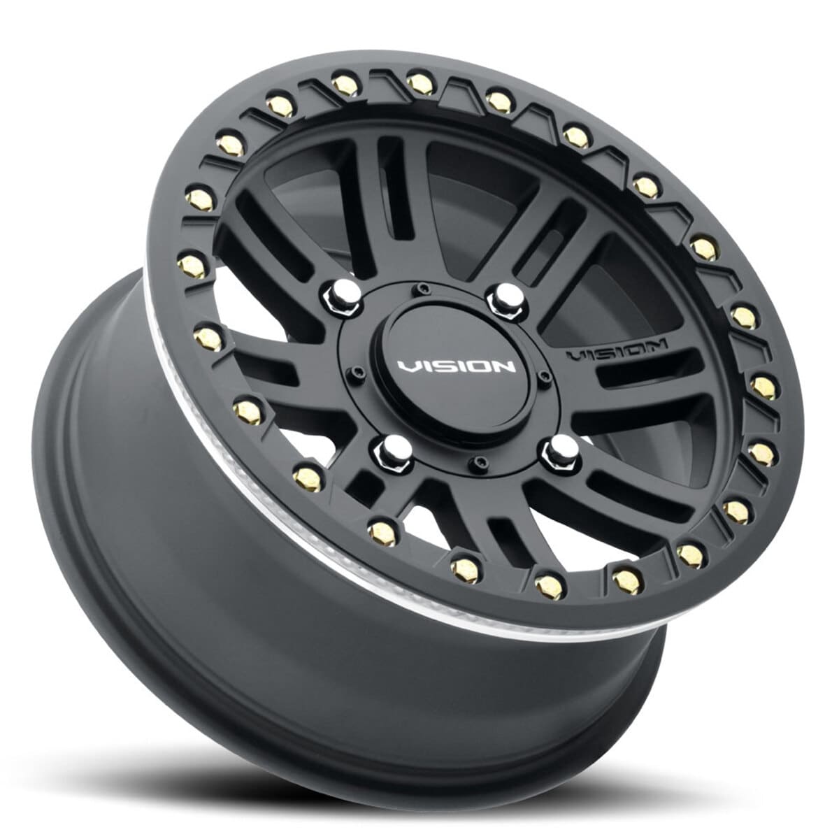Vision Wheel 4 Lug 356BL Manx 2 Beadlock - Satin Black