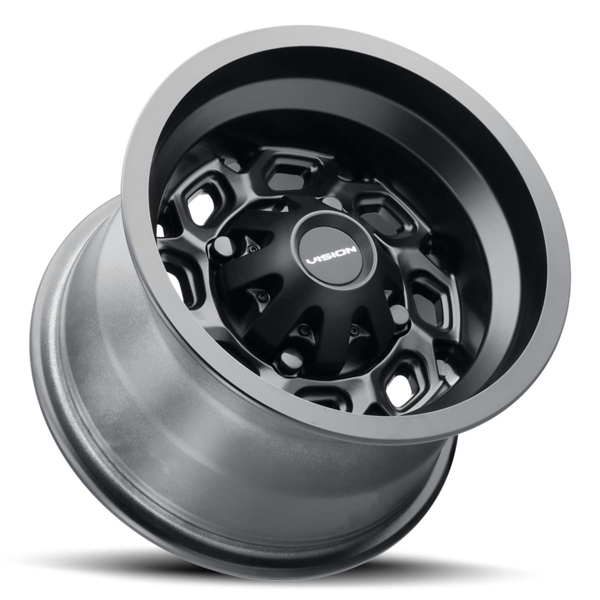 Vision Wheel 4 Lug 361 Spyder - Matte Black