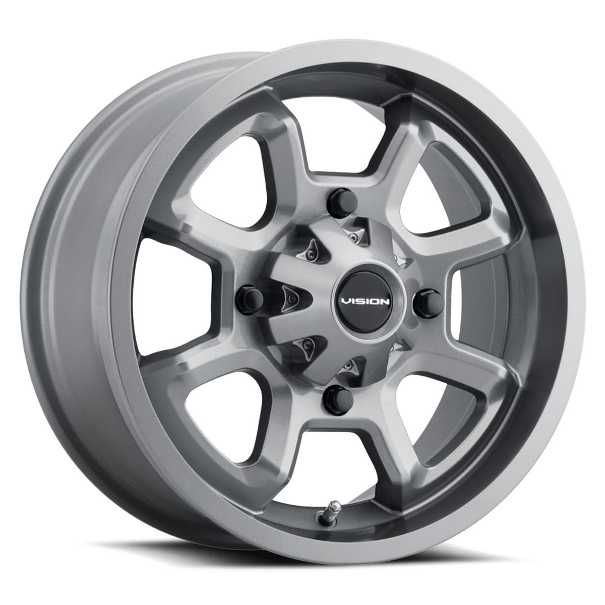 Vision Wheel 4 Lug 415 Bomb - Gunmetal