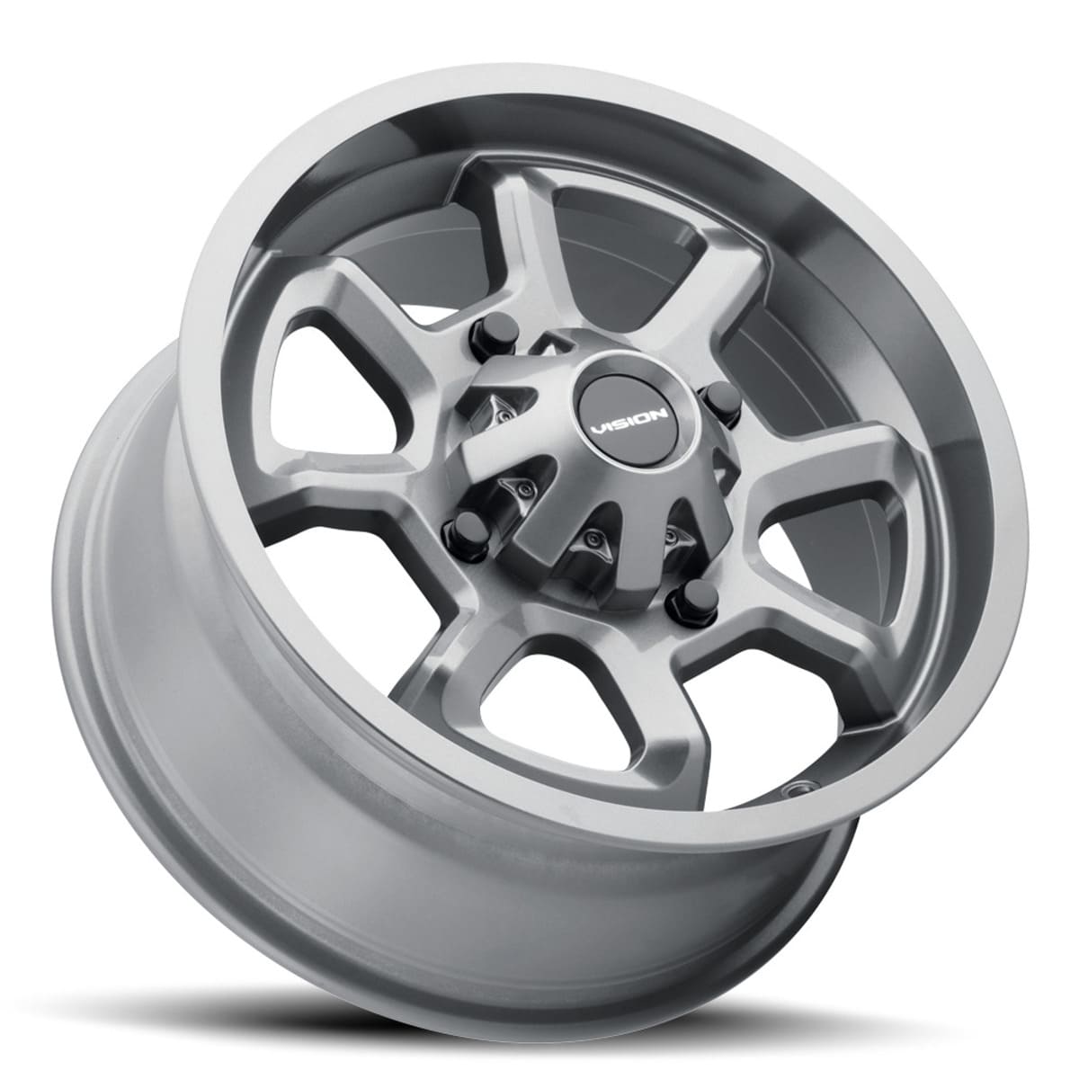 Vision Wheel 4 Lug 415 Bomb - Gunmetal