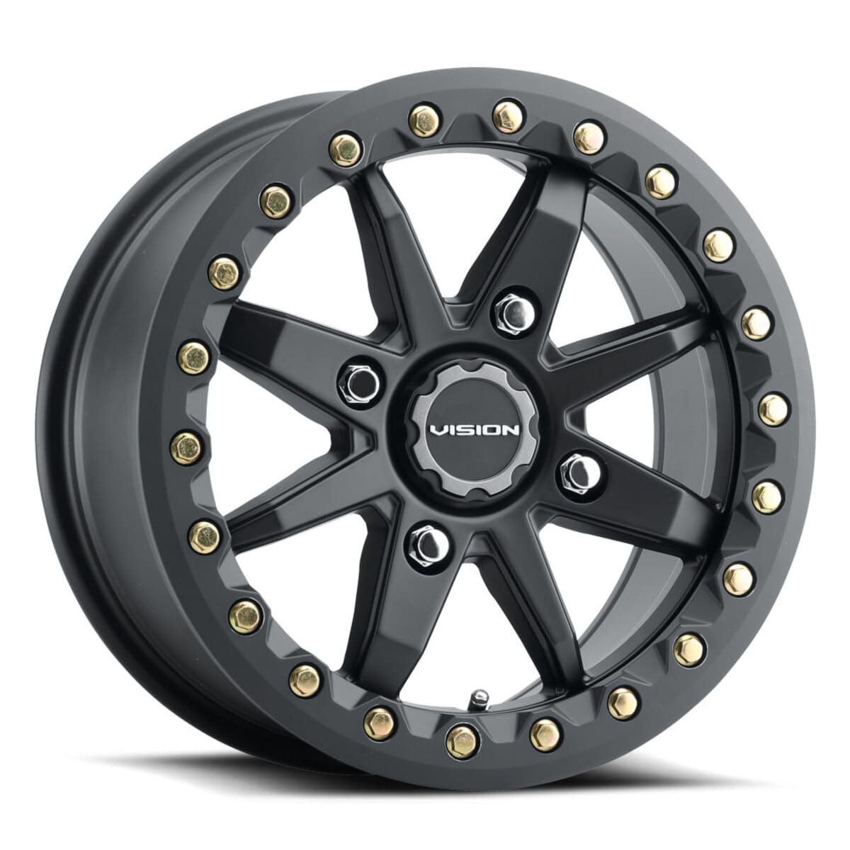 Vision Wheel 4 Lug 544 Bolt - Satin Black