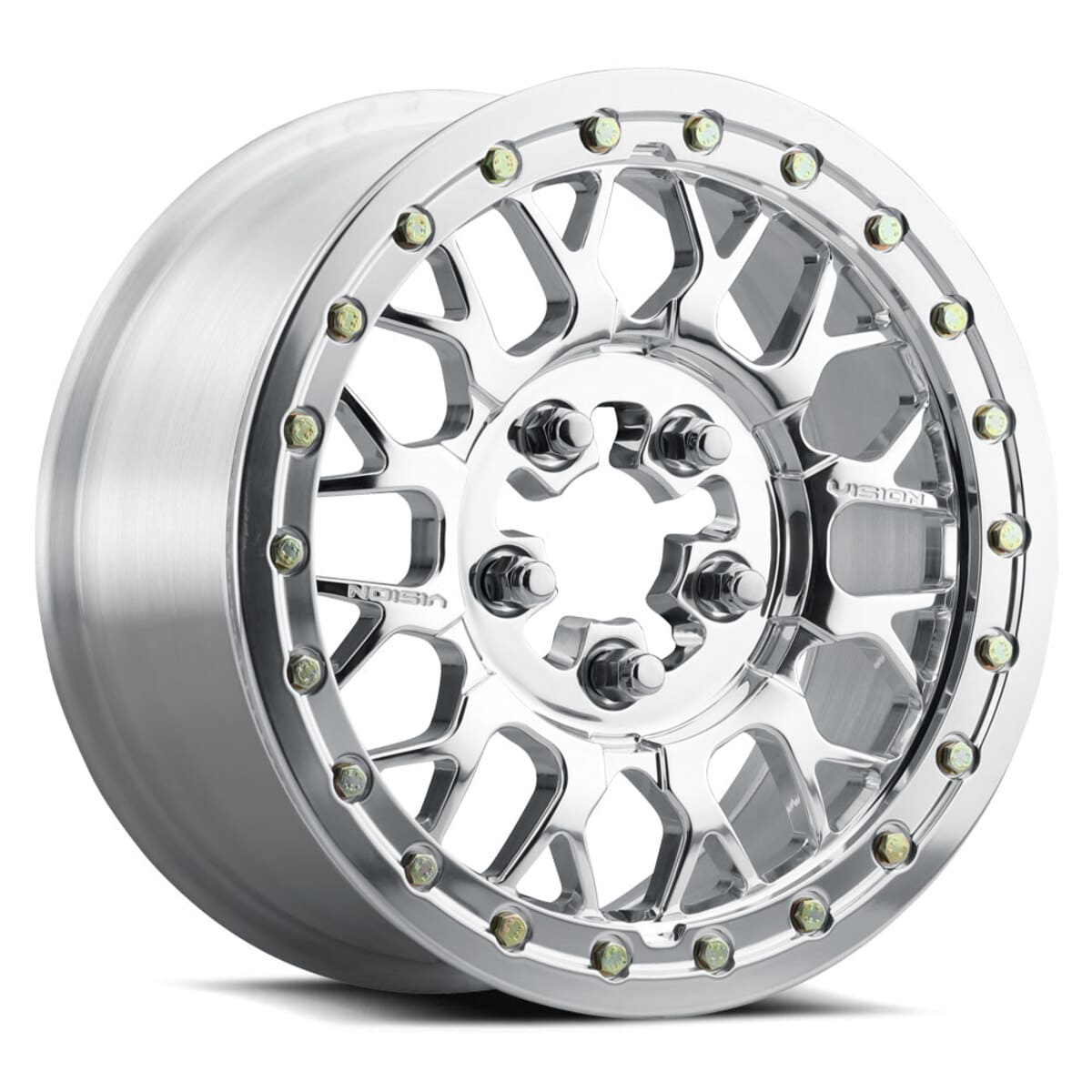 Vision Wheel 5 Lug 346BL Storm - Polished Beadlock