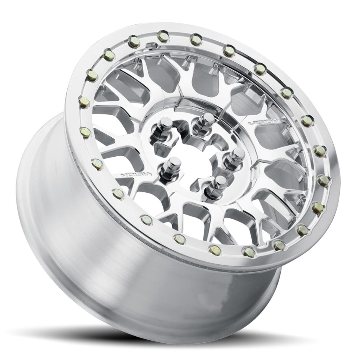 Vision Wheel 5 Lug 346BL Storm - Polished Beadlock