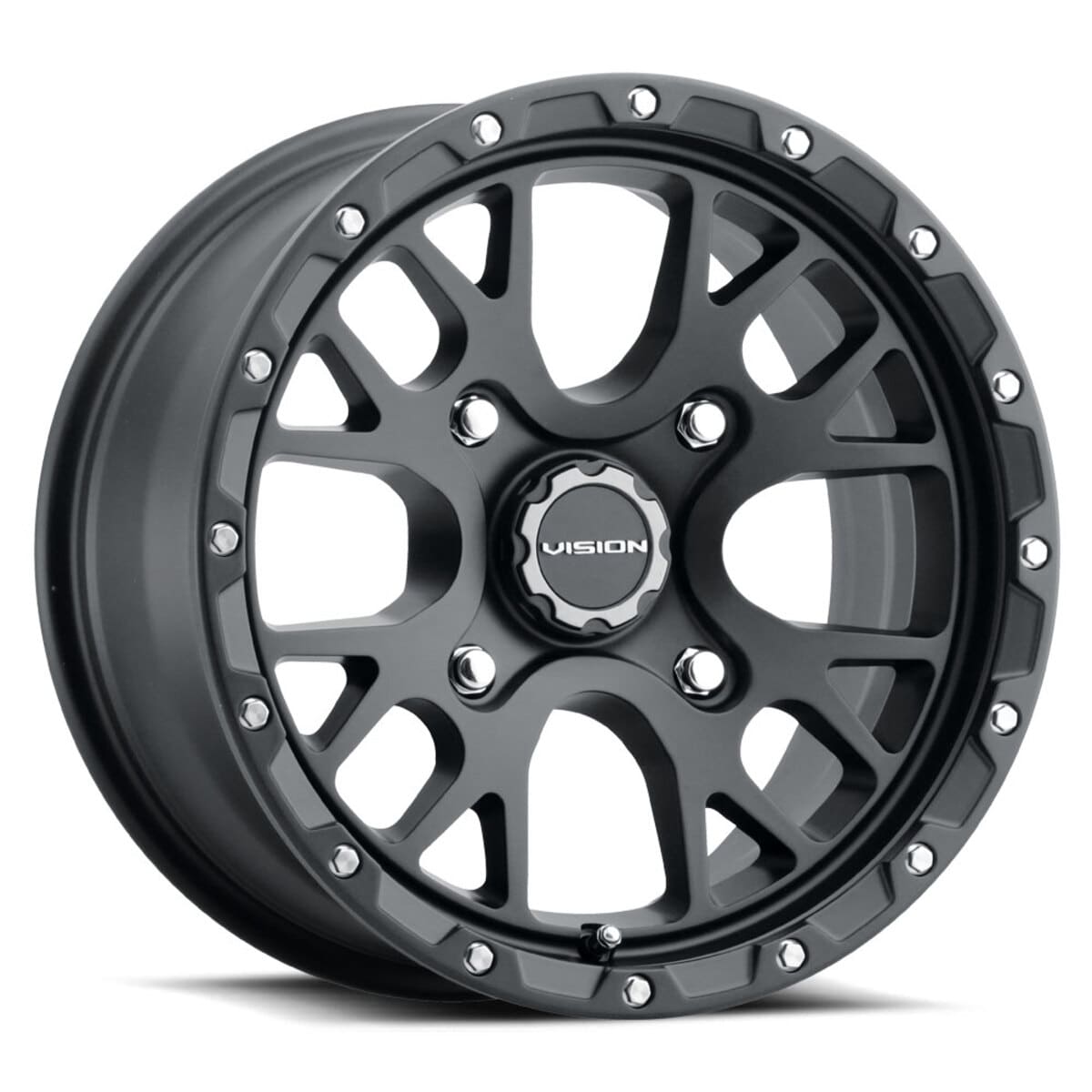 Vision Wheel 4 Lug 545 Rocker - Satin Black