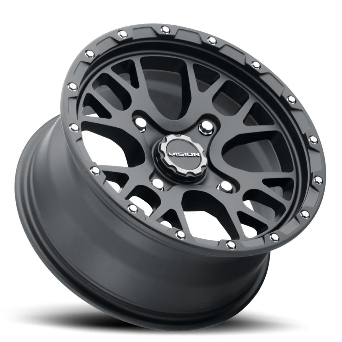 Vision Wheel 4 Lug 545 Rocker - Satin Black