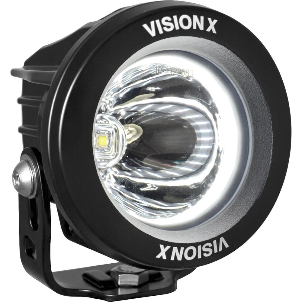 Vision X 3.7" Optimus Round 15º White Halo Light Kit
