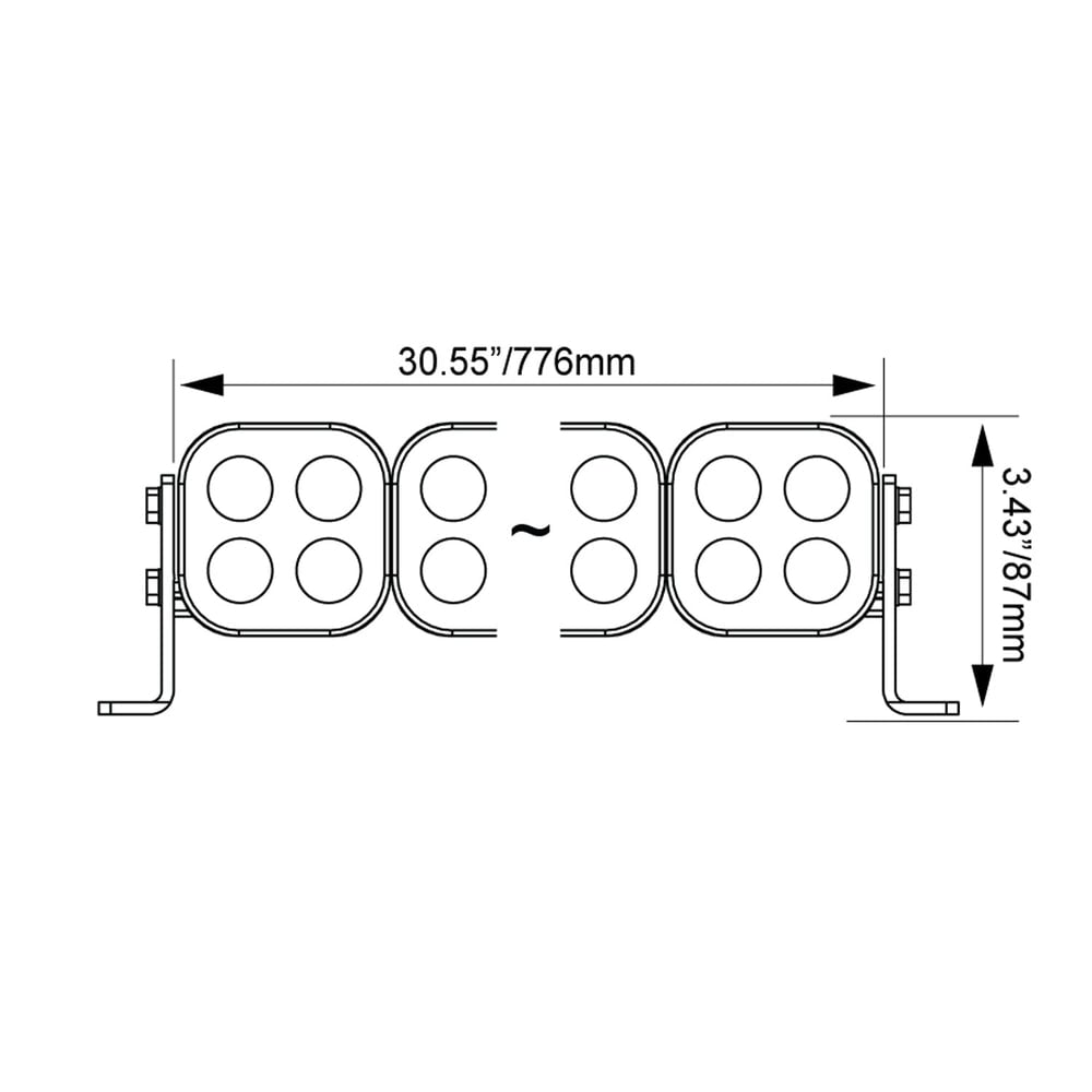 Vision X Unite Modular 30" Preconfigured LED Light Bar