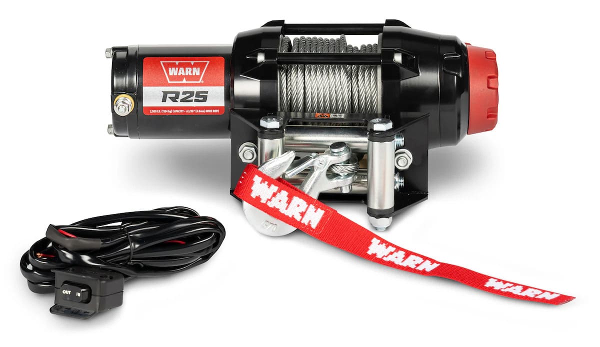 Warn 110025 R-Series 2500 lb Wire Rope Winch