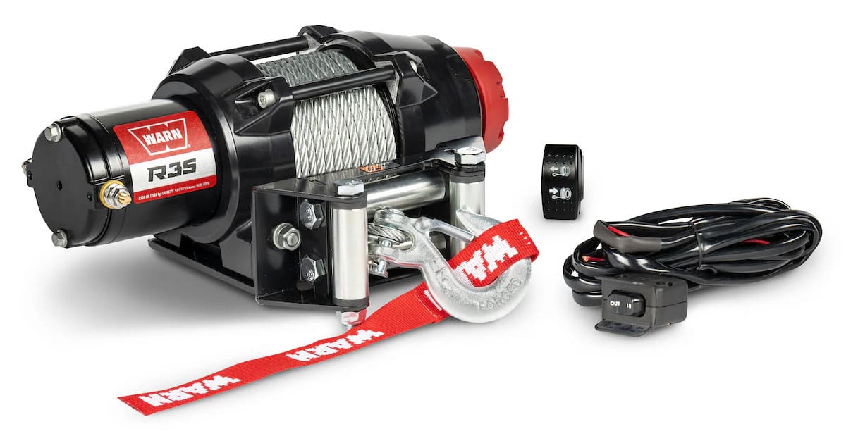 Warn 110035 R-Series 3500 lb Wire Rope Winch