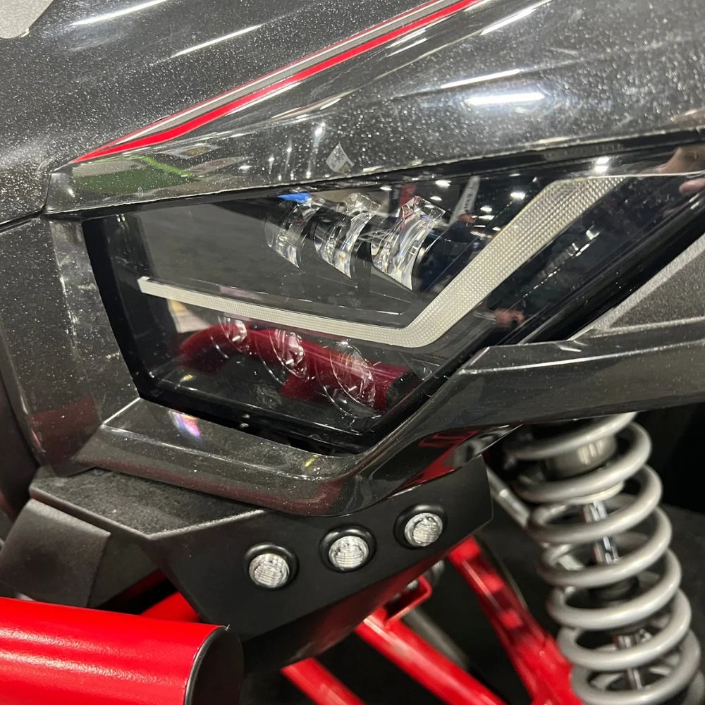 WD Electronics '16+ Kawasaki KRX Replacement Headlight Set w/ Switchback Function & Harness