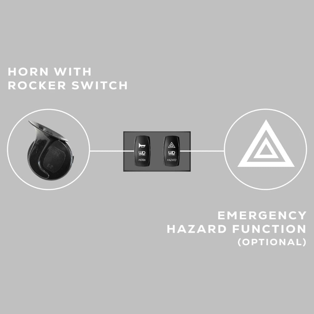 WD Electronics '21+ Yamaha Wolverine Rmax Front Turn Signal Kit