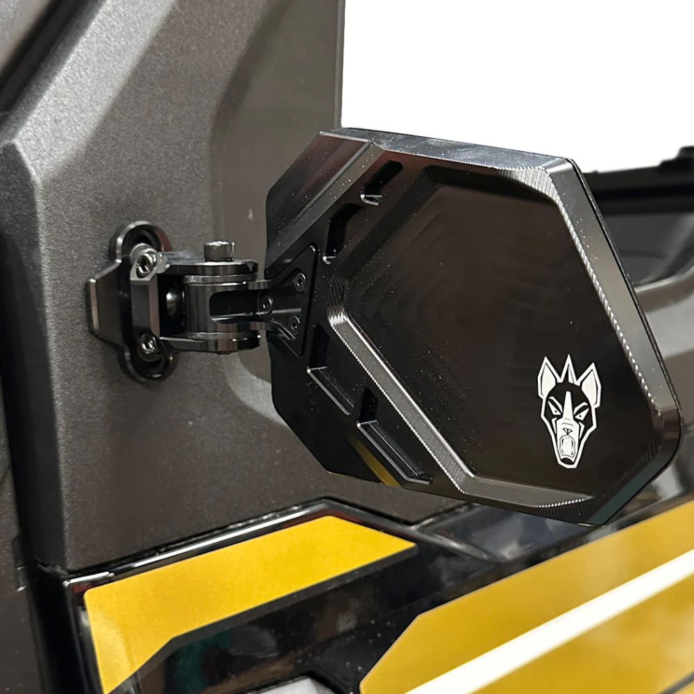 WD Electronics '24+ Kawasaki Ridge Chupacabra Cuero Pro Mirrors Door Mounts - Set of 2