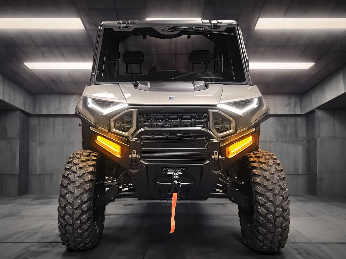 WD Electronics '24+ Polaris Ranger XD 1500 Premium/'25+ Ranger XP 1000 Auxiliary Lights with Harness