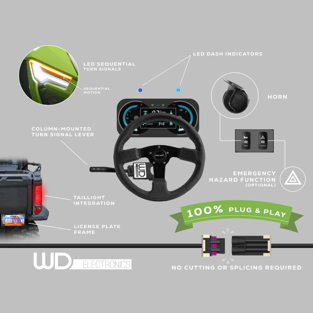 WD Electronics '26+ Kawasaki Teryx H2 Turn Signal Kit