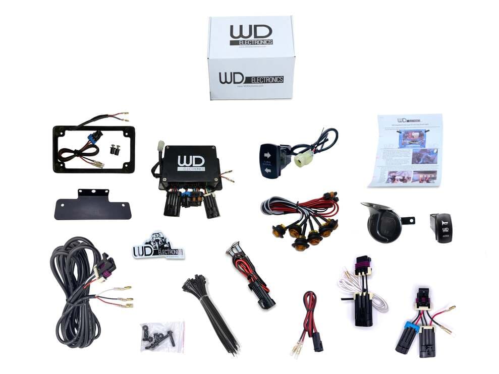 WD Electronics Can-Am Maverick R Rocker Switch Turn Signal Kit