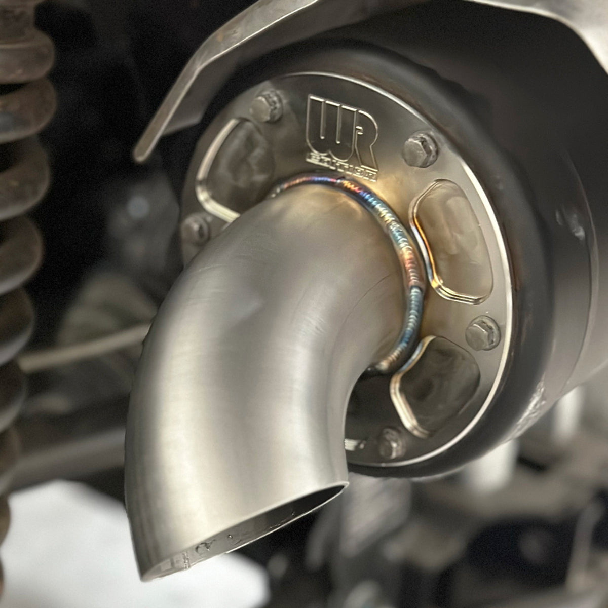 Weller Racing Yamaha Wolverine Exhaust Tip - WR Edition