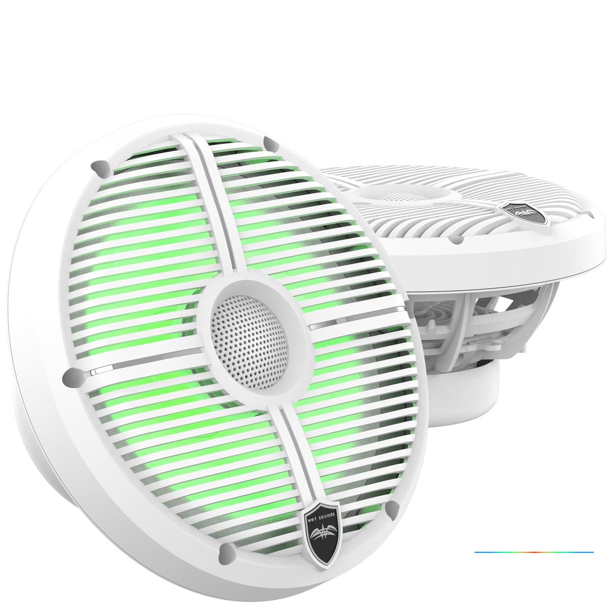 Wet Sounds High Output Component Style 8" Marine Coaxial Speakers