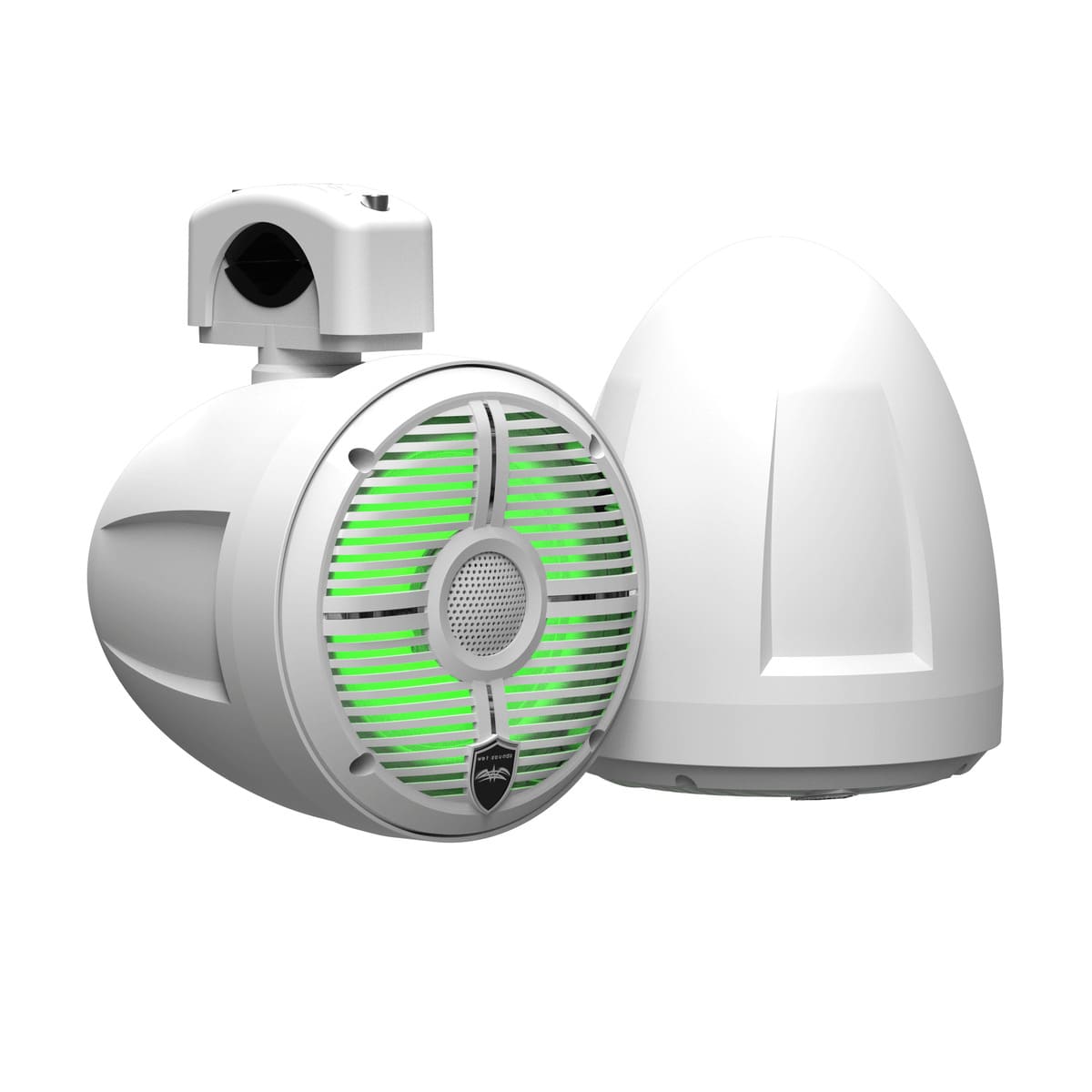 Wet Sounds Tube Diameter Up To 2" Or Surface Mount 6.5 Inch Coaxial Tower Speaker