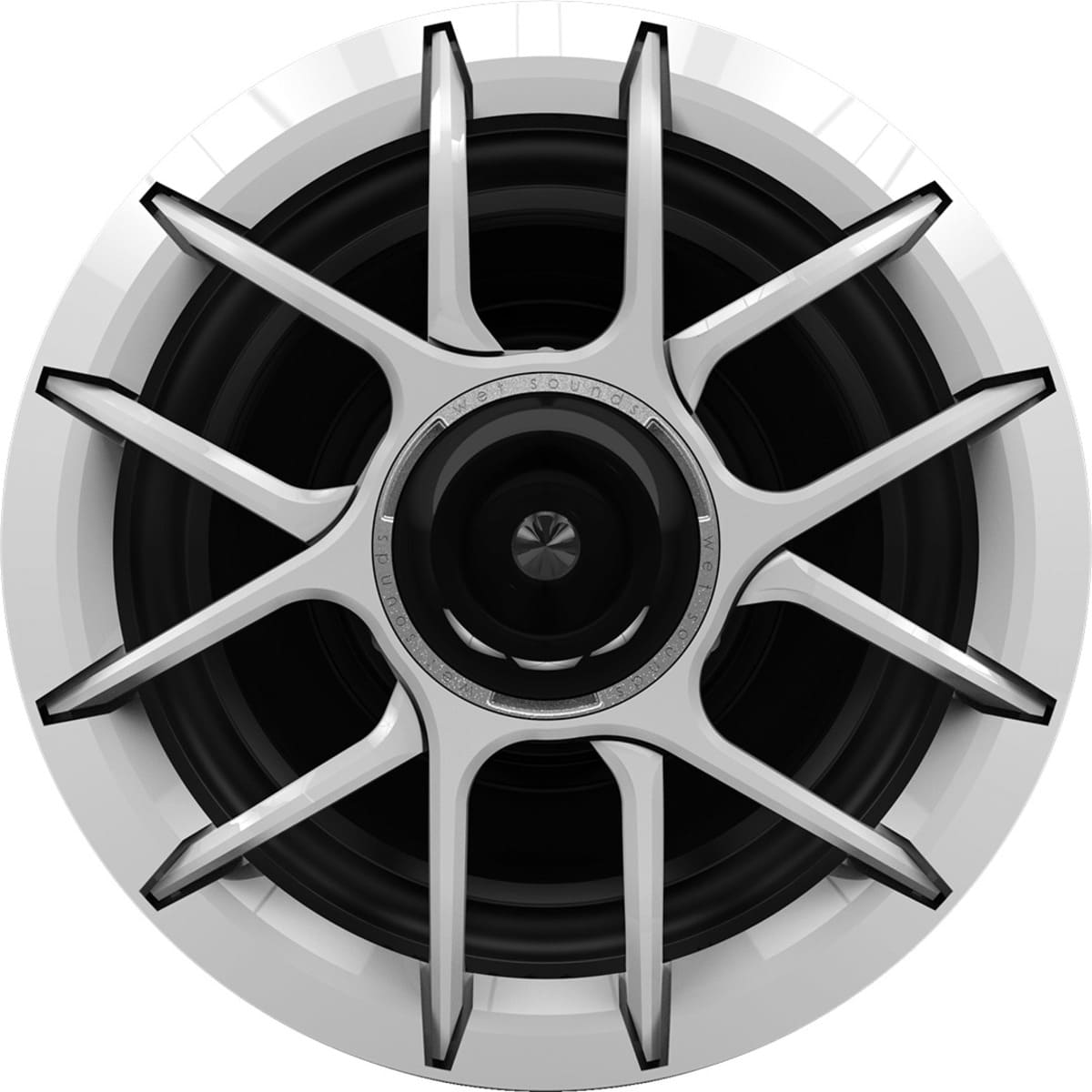 Wet Sounds Zero Series 6.5-inch High-Output Component Style Coaxial Speakers - White