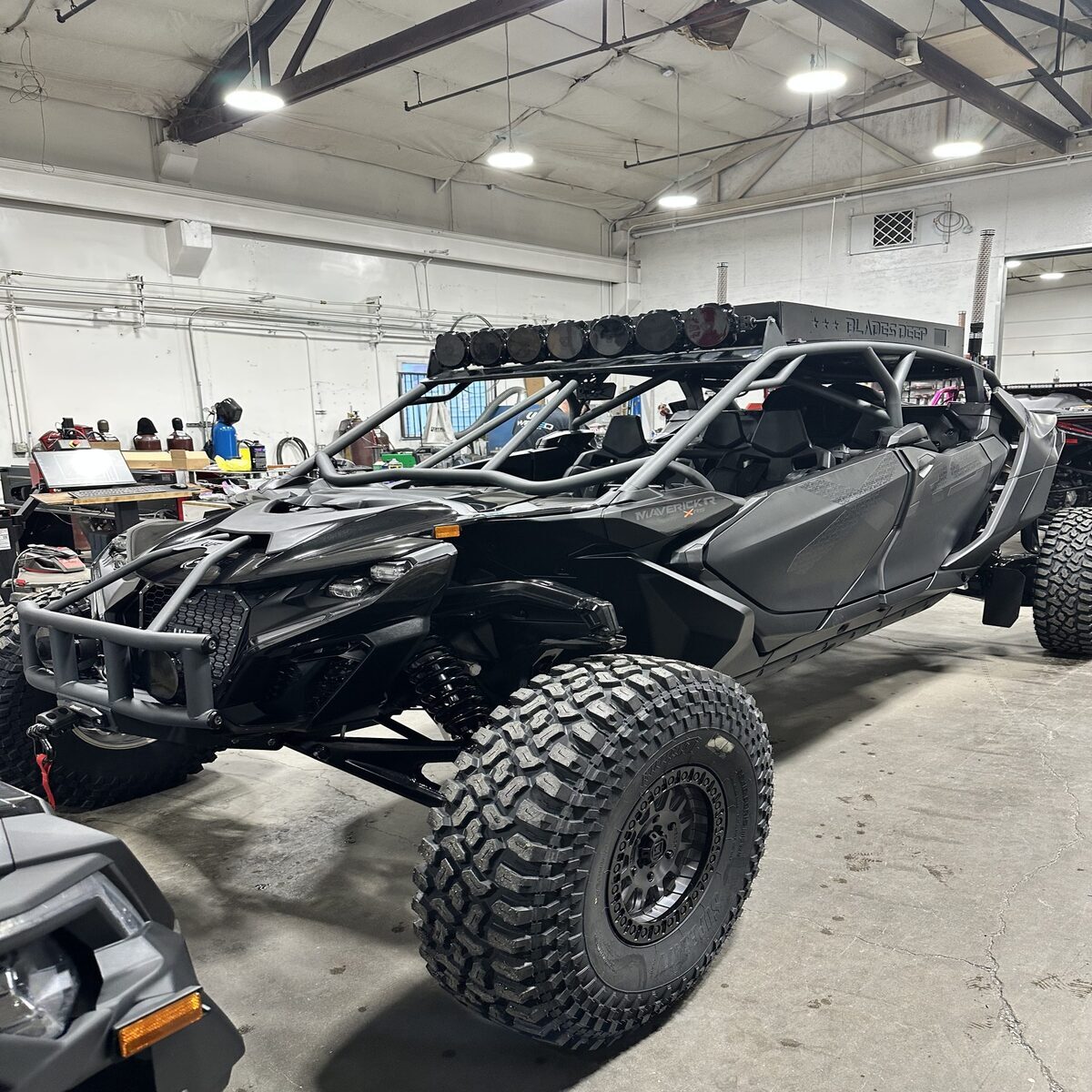 Wicked Fabs Works Can-Am Maverick R Baja Cage - 4 Seat