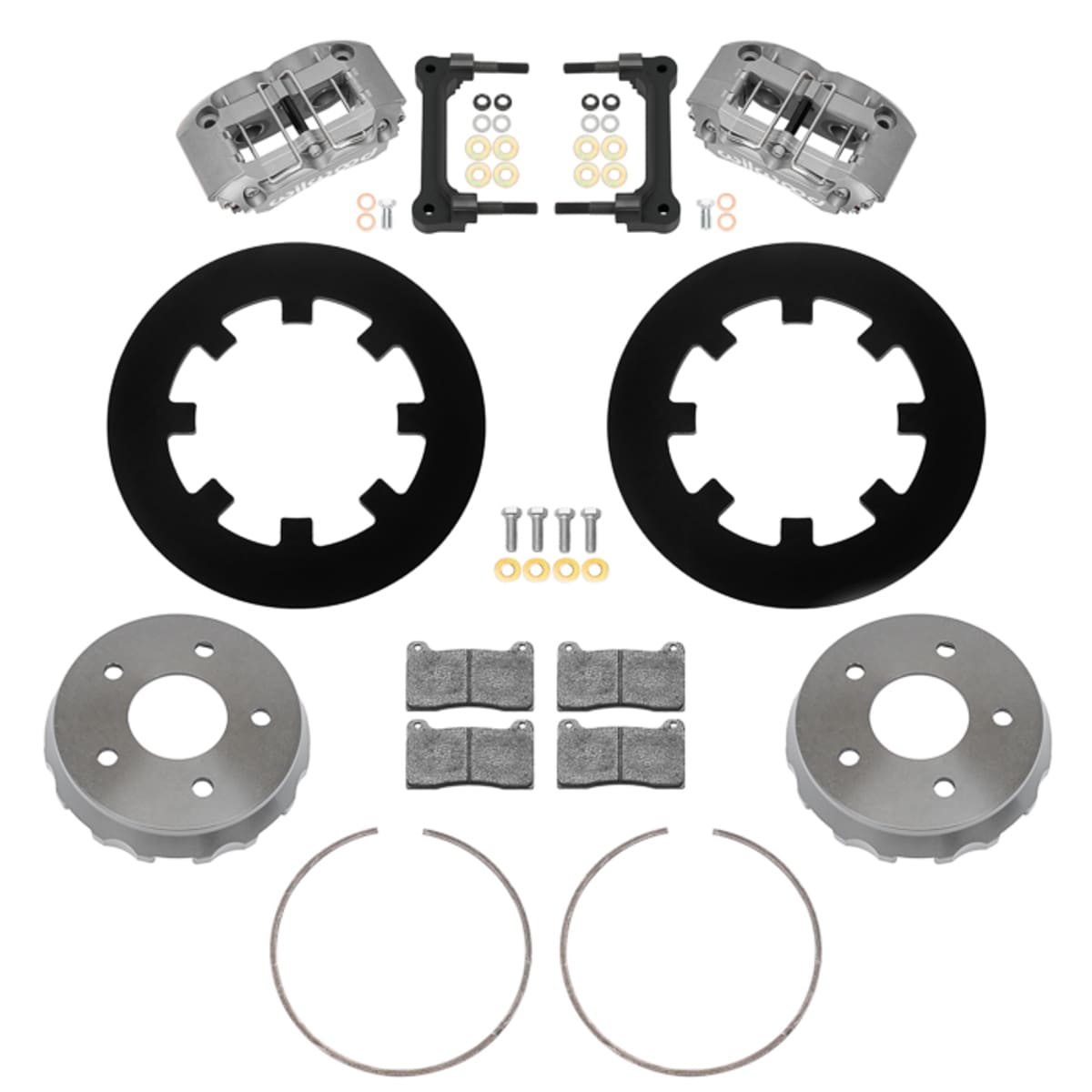 Wilwood Polaris RZR Turbo R/Pro R 5-Lug Rear UTV Brake Kit - Race