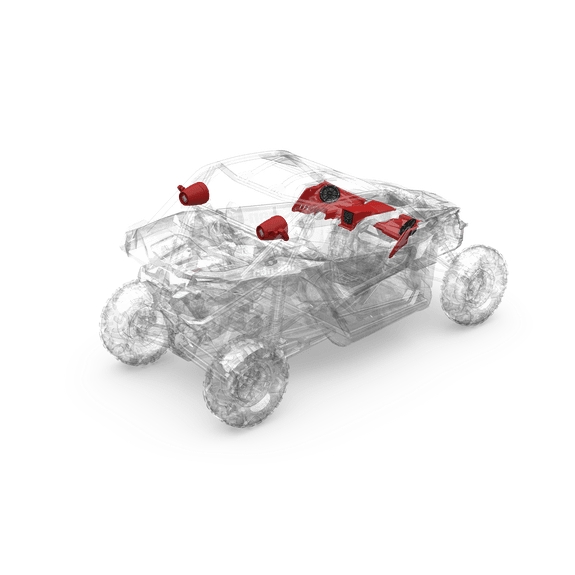 Rockford Fosgate Stage 2 Audio Kit Can-Am Maverick X3