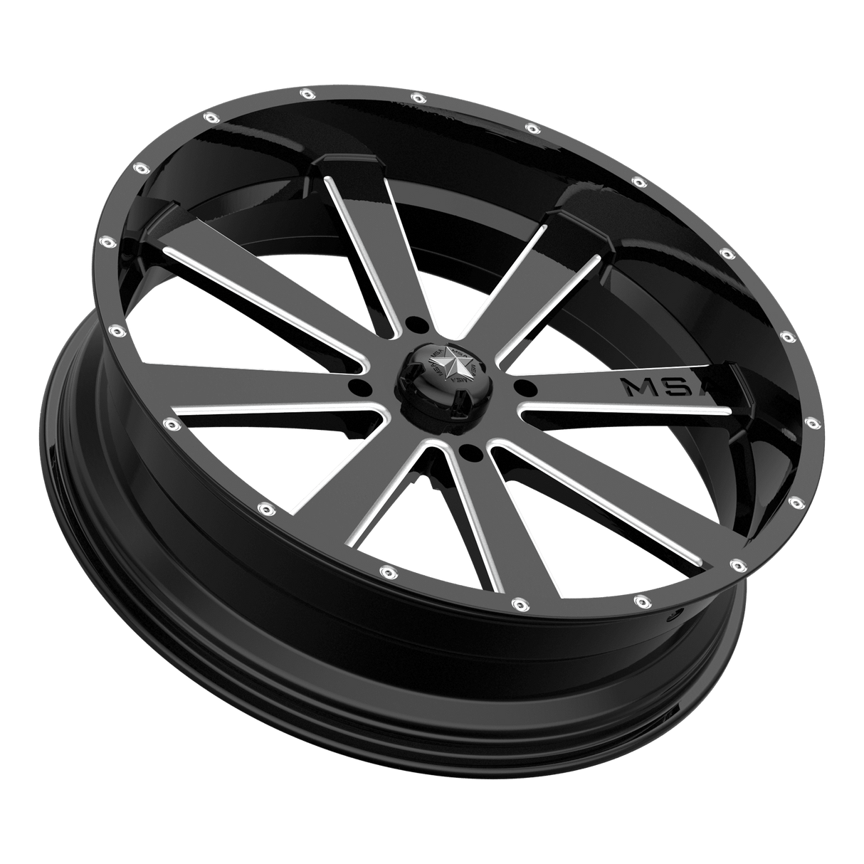 MSA M34 Flash - Gloss Black Milled