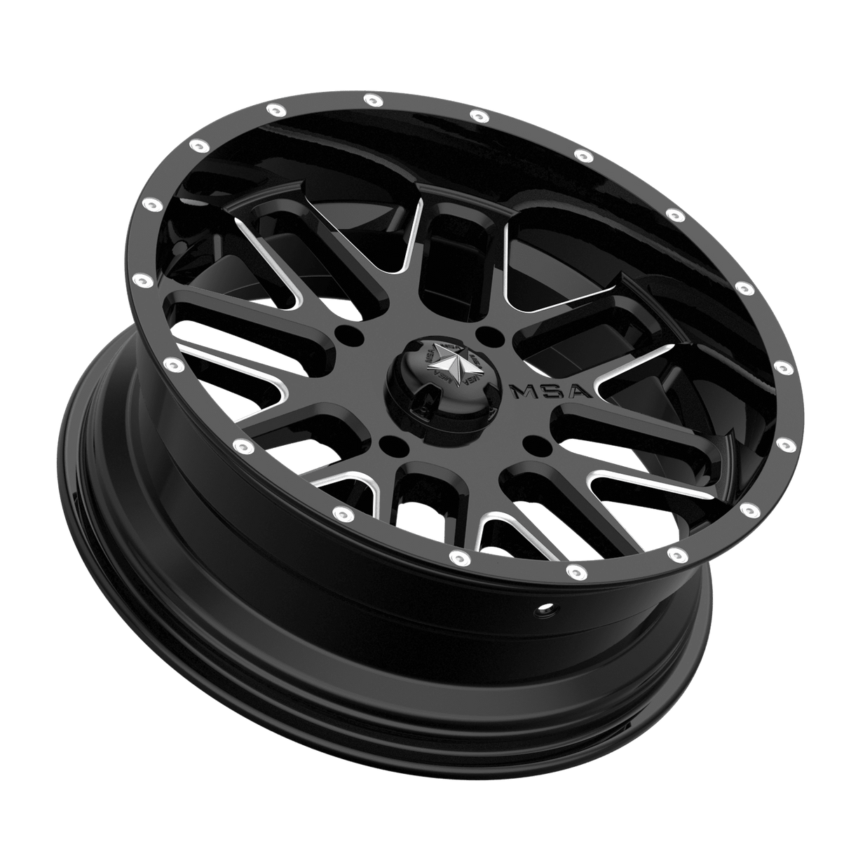 MSA M35 Bandit - Gloss Black Milled