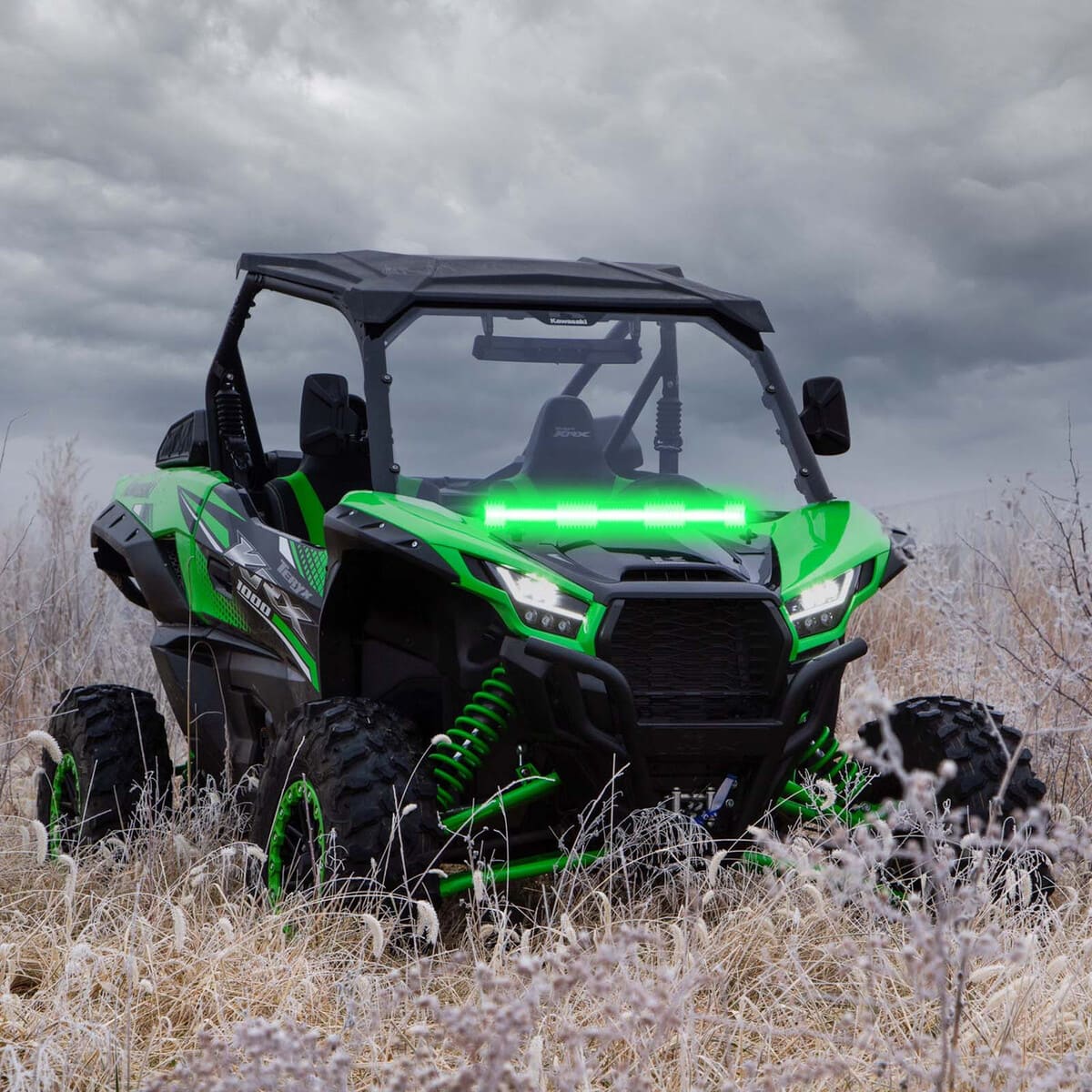 XK Glow 2-in-1 White & Green LED Light Bar