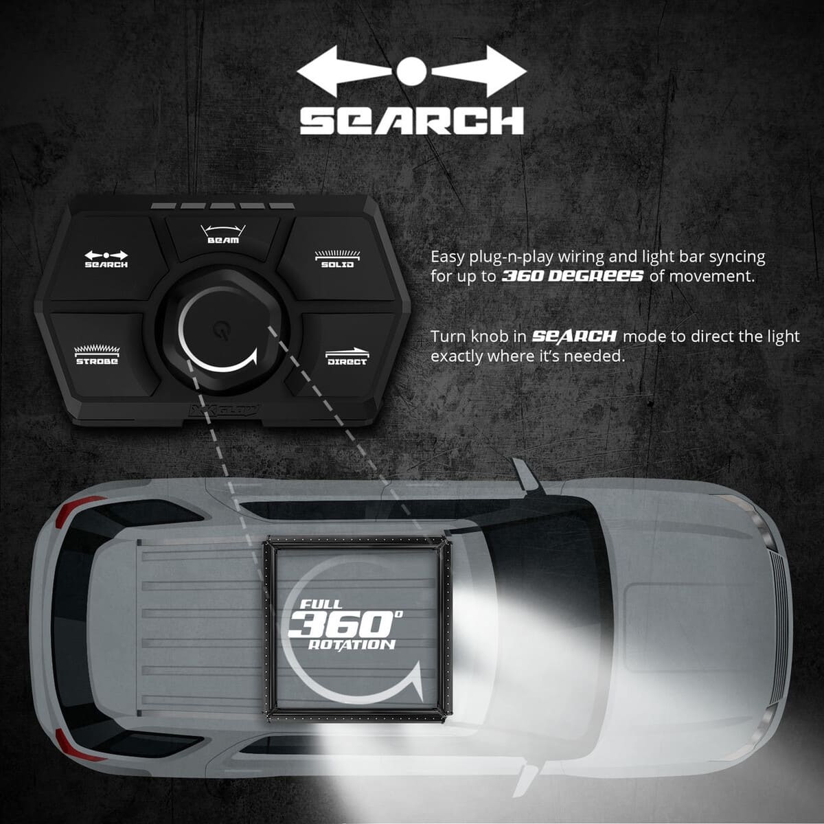 XK Glow 20" 36" 52" SAR Search & Rescue Light bar