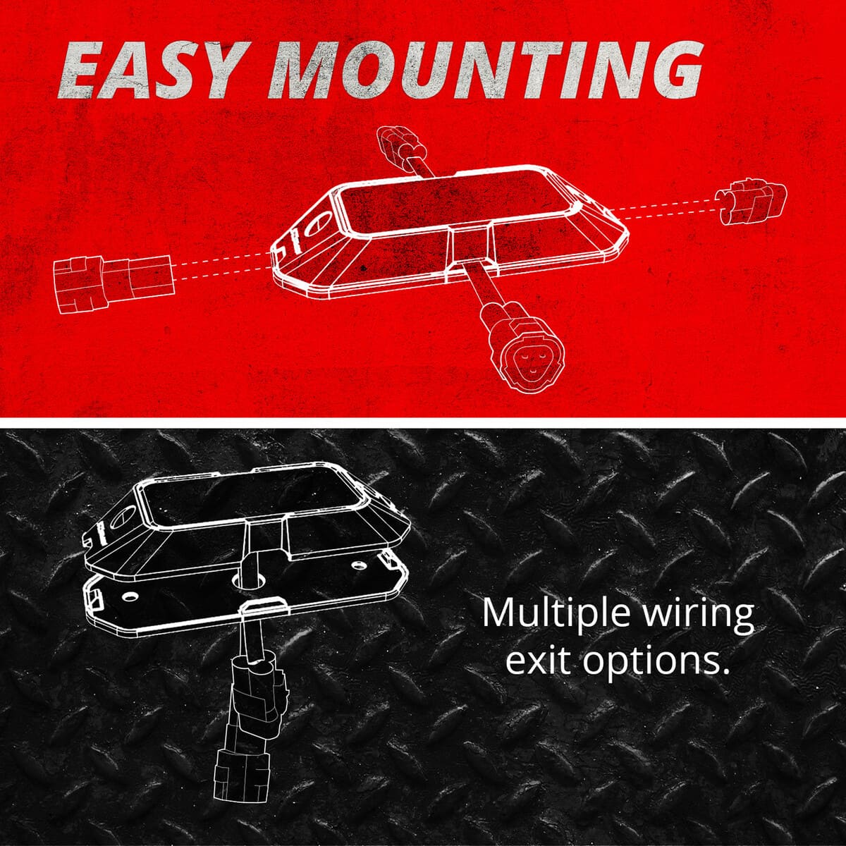 XK Glow UTV Turn Signal Brake Light + Horn Street Legal Conversion Kit