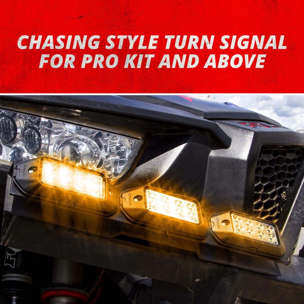 XK Glow UTV Turn Signal Brake Light + Horn Street Legal Conversion Kit