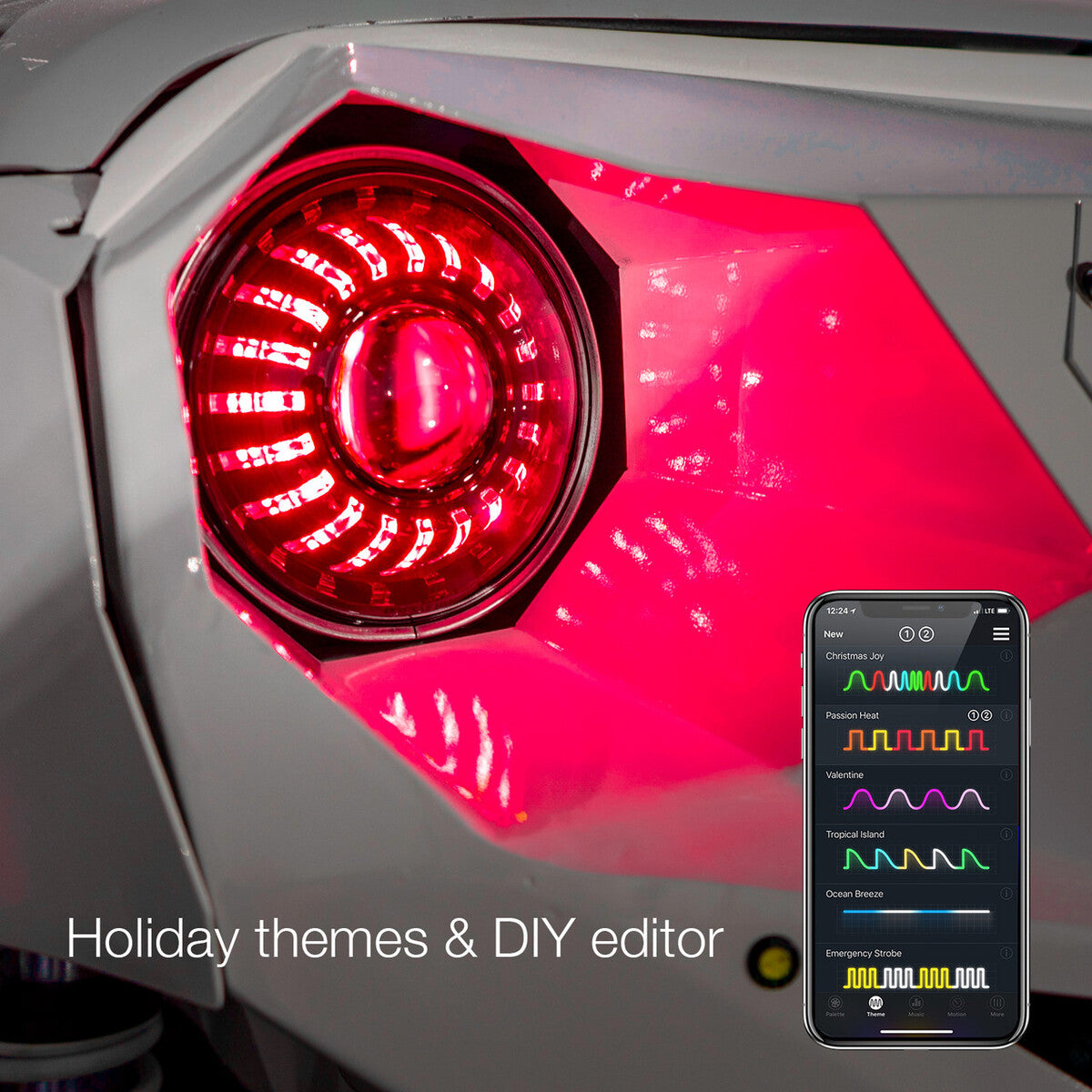 XK Glow XKCHROME Dual Mode Dash Surface Mount Controller