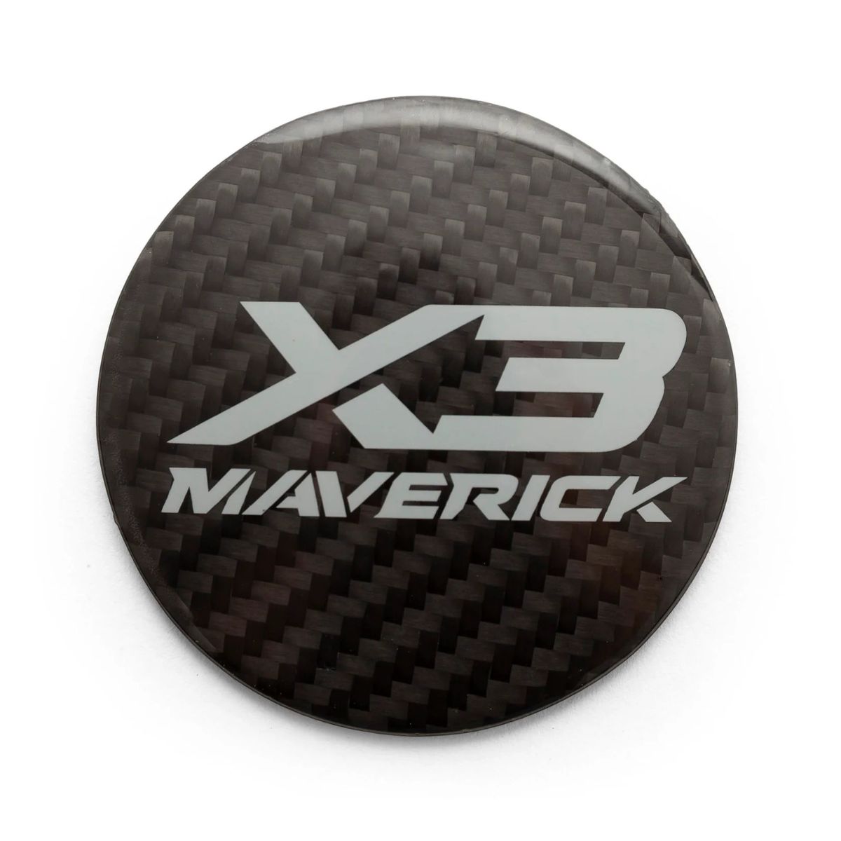 XKraft '17+ Can-Am Maverick X3 Carbon Fiber Hood Medallion