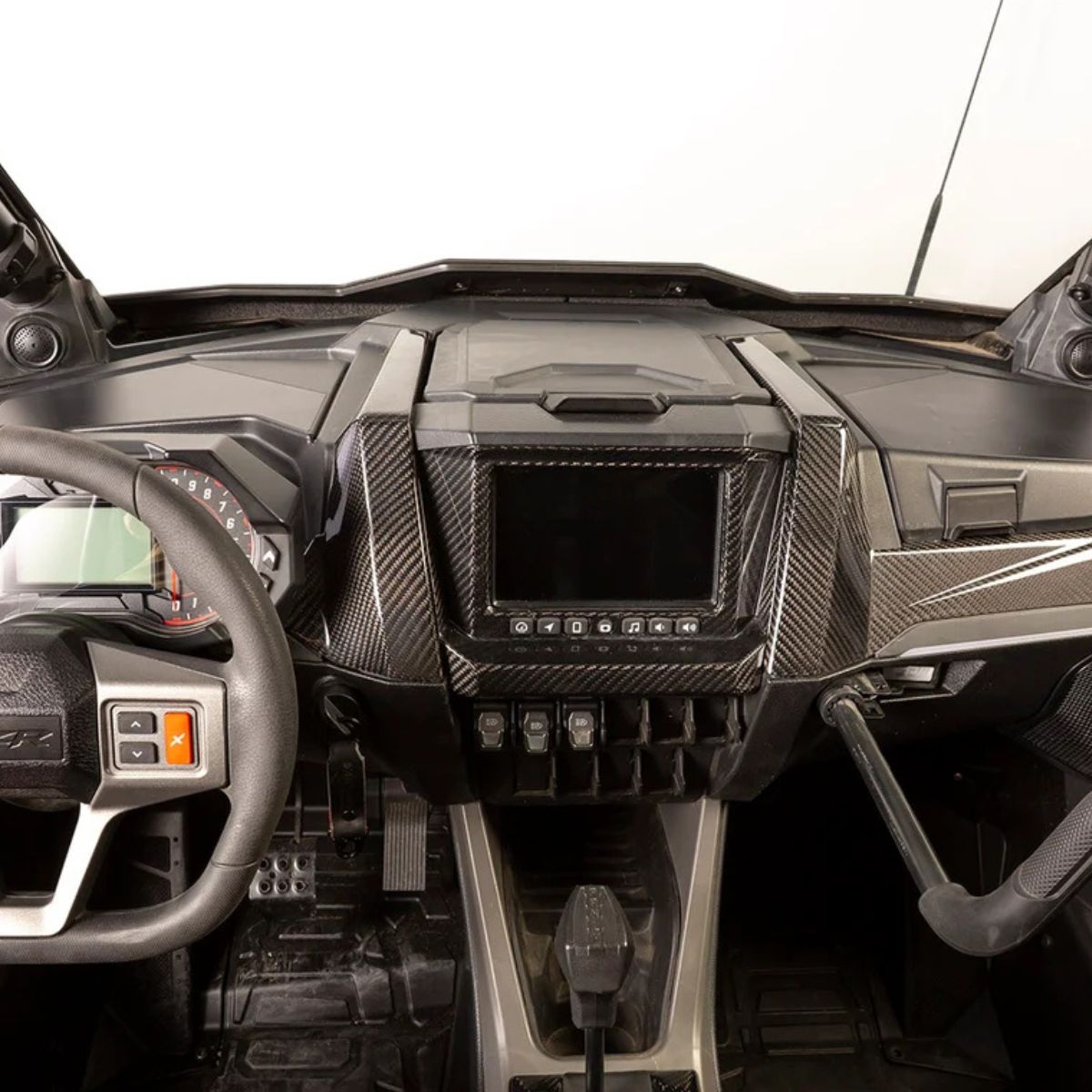 XKraft '20-'24 Polaris RZR Pro/Turbo Carbon Fiber Ride Command Surround