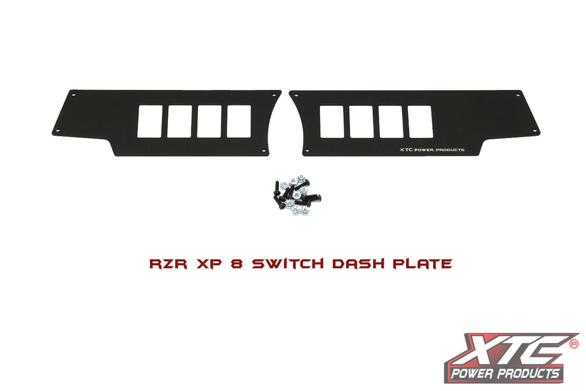 XTC '14-'18 Polaris RZR XP 1000/Turbo 8 Switch Dash Mounting Plate